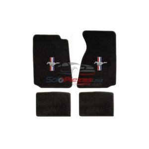 JUEGO DE ALFOMBRILLAS CON LOGO PONY (94-04)