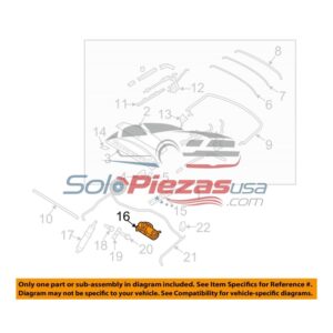 08-14 FORD MUSTANG BOMBA CAPOTA CONVERTIBLE