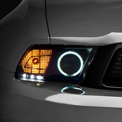 Raxiom Negro Proyector Faros - CCFL de Halo (10-12 GT, V6 con fábrica HID)