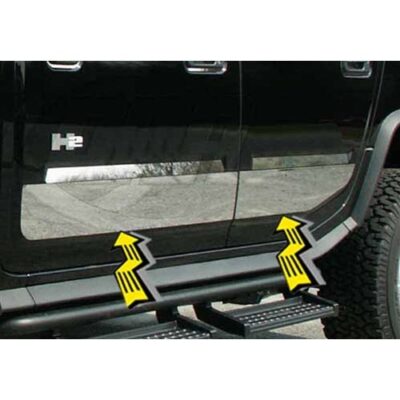 Willmore Hummer H2 cuerpo de acero inoxidable Side Molding
