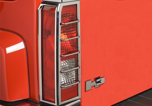 Putco Hummer H3 Chrome cubiertas Luz trasera