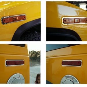 ACC Hummer H2 acero inoxidable marcador de ajuste Luz