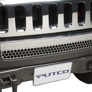 Putco Hummer H3 cromado del parachoques delantero Vent de Gaza Accent