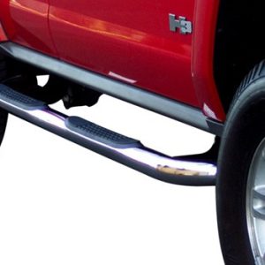 Steelcraft Hummer H3 3 "barras de acero inoxidable pulido Nerf